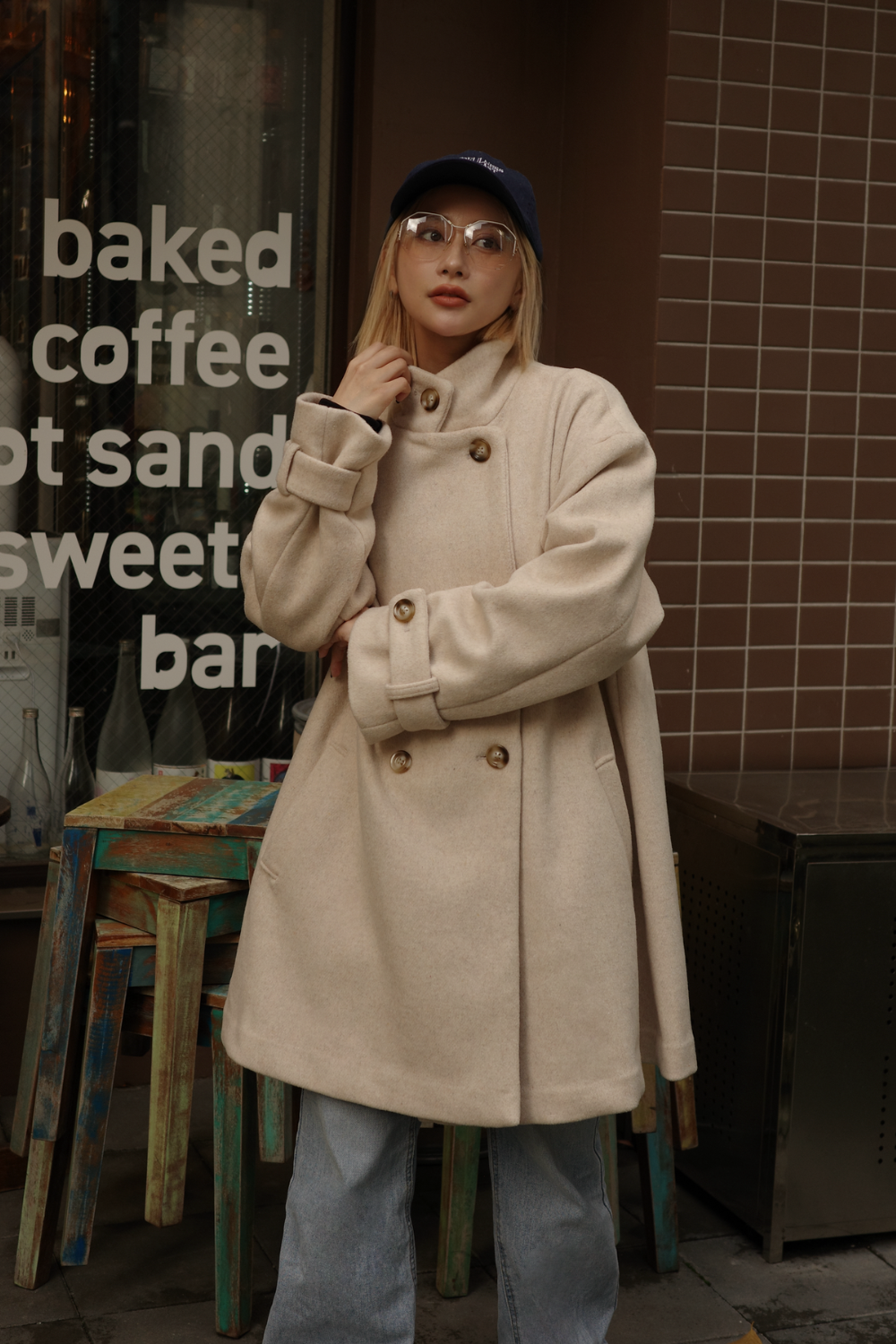 IVORY】3way wool mix coat – AEDDY IVORY】3way wool mix coat – AEDDY