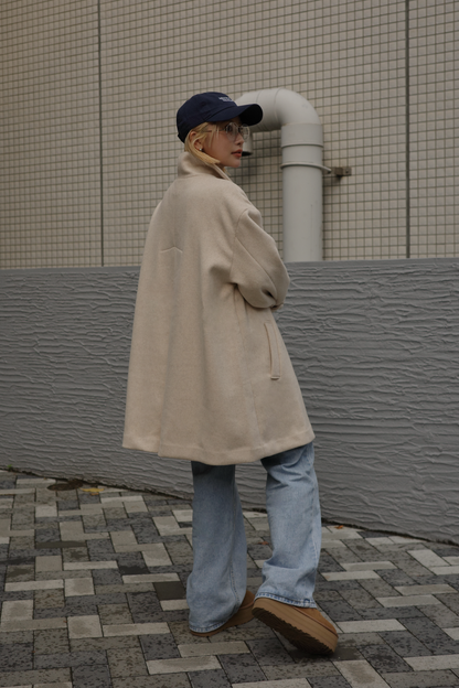 【IVORY】3way wool mix coat